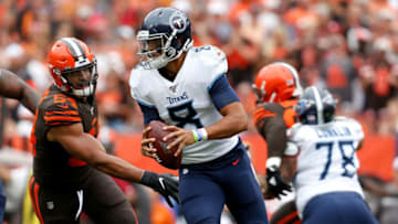 Cleveland Browns Marcus Mariota (Photo by Kirk Irwin/Getty Images)
