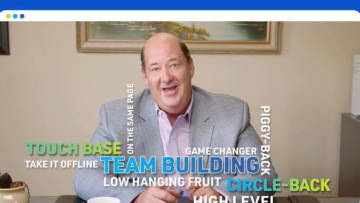 Main Event and Brian Baumgartner share holiday office party tips , photo provided by Main Event
