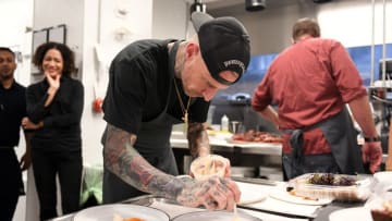 NEW YORK, NEW YORK - OCTOBER 12: Chef Michael Voltaggio attends the Food Network & Cooking Channel New York City Wine & Food Festival presented by Capital One - Dinner with Action Bronson, Michael Voltaggio and Jonathan Waxman part of the Bank of America Dinner Series at Spring Place on October 12, 2019 in New York City. (Photo by Bryan Bedder/Getty Images for NYCWFF)