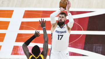 Jonas Valanciunas #17 of the Memphis Grizzlies (Photo by Alex Goodlett/Getty Images)