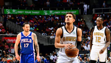 Trae Young #11 of the Atlanta Hawks (Photo by Scott Cunningham/NBAE via Getty Images)