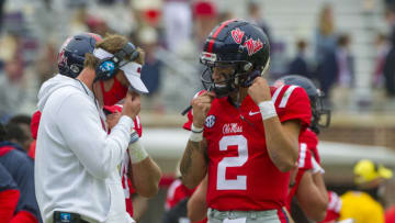 Can Ole Miss quarterback Matt Corral improve his NFL Draft stock in the Outback Bowl? (Photo by Justin Ford-USA TODAY Sports)