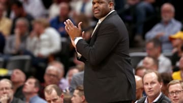 DENVER, CO - APRIL 03: Head coach Nate McMillan of the Indiana Pacers watches as his team plays the Denver Nuggets at the Pepsi Center on April 3, 2018 in Denver, Colorado. NOTE TO USER: User expressly acknowledges and agrees that, by downloading and or using this photograph, User is consenting to the terms and conditions of the Getty Images License Agreement. (Photo by Matthew Stockman/Getty Images)