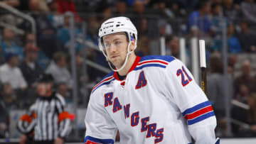 Derek Stepan #21 of the New York Rangers (Photo by Rocky W. Widner/NHL/Getty Images)