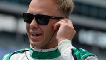 FORT WORTH, TX - JUNE 09: Ed Carpenter, driver of the #20 Fuzzy's Vodka Ed Carpenter Racing Chevrolet, prepares for qualifying for the Verizon IndyCar Series Rainguard Water Sealers 600 at Texas Motor Speedway on June 9, 2017 in Fort Worth, Texas. (Photo by Robert Laberge/Getty Images)