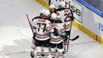 Leon Draisaitl #29 of the Edmonton Oilers (Photo by Jeff Vinnick/Getty Images)