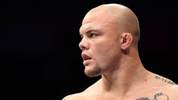 MONCTON, NB - OCTOBER 27: Anthony Smith prepares to fight Volkan Oezdemir in their light heavyweight bout during the UFC Fight Night event inside Avenir Centre on October 27, 2018 in Moncton, New Brunswick, Canada. (Photo by Jeff Bottari/Zuffa LLC/Zuffa LLC via Getty Images)