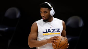Utah Jazz guard Donovan Mitchell (Jeffrey Swinger-USA TODAY Sports)