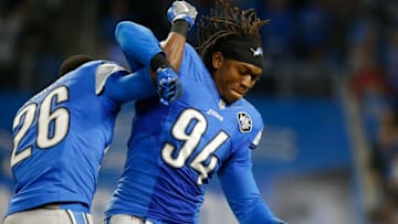 Ezekiel Ansah of the Detroit Lions. (Photo by Gregory Shamus/Getty Images)