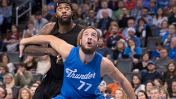 OKLAHOMA CITY, OK - DECEMBER 25: Oklahoma City Thunder center Joffrey Lauvergne