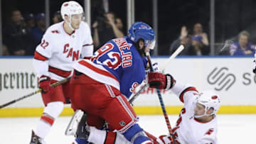 Mika Zibanejad #93 of the New York Rangers . (Photo by Bruce Bennett/Getty Images)