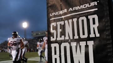 MOBILE, AL - JANUARY 24: The North team takes the field during the Under Armour Senior Bowl on January 24, 2009 at Ladd-Peebles Stadium in Mobile, Alabama. (Photo by Ronald Martinez/Getty Images for Under Armour)