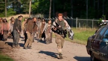 Abraham Ford and walker herd. The Walking Dead - AMC