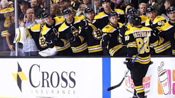 BOSTON, MA - OCTOBER 5: David Pastrnak