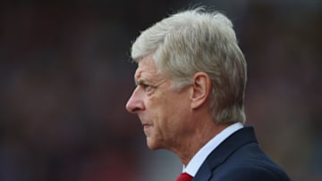 STOKE ON TRENT, ENGLAND - AUGUST 19: Arsene Wenger, Manager of Arsenal looks on prior to the Premier League match between Stoke City and Arsenal at Bet365 Stadium on August 19, 2017 in Stoke on Trent, England. (Photo by Alex Livesey/Getty Images)
