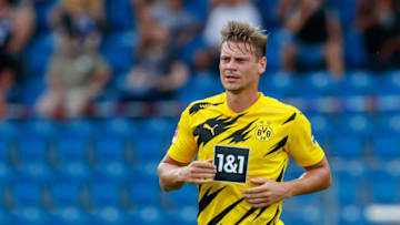 Lukasz Piszczek of Borussia Dortmund looks on (Photo by Roland Krivec/DeFodi Images via Getty Images)
