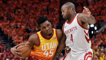 SALT LAKE CITY, UT - MAY 04: PJ Tucker #4 of the Houston Rockets (Photo by Gene Sweeney Jr./Getty Images)