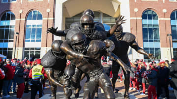 General view of the outside of the stadium before the game between the Nebraska Cornhuskers and the Wisconsin Badgers (Photo by Steven Branscombe/Getty Images)