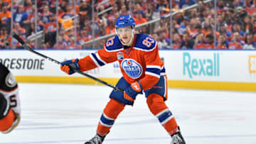 EDMONTON, AB - MAY 7: Matthew Benning. (Photo by Andy Devlin/NHLI via Getty Images)