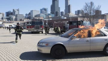 CHICAGO FIRE -- "I'm Not Leaving You" Episode 722 -- Pictured: Taylor Kinney as Lt. Kelly Severide -- (Photo by: Adrian Burrows/NBC)
