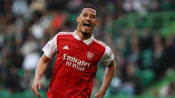 William Saliba, Arsenal (Photo by FILIPE AMORIM/AFP via Getty Images)