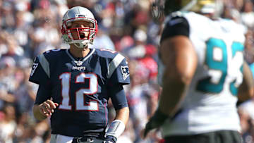 FOXBORO, MA - SEPTEMBER 27: Tom Brady