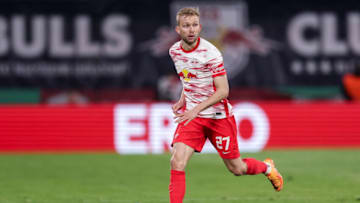 Bayern Munich may announce a deal to sign Konrad Laimer from RB Leipzig in January. (Photo by Maja Hitij/Getty Images)