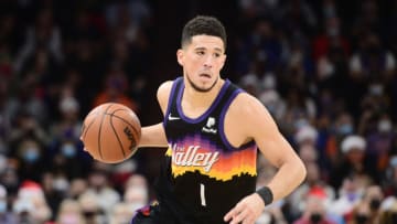 Devin Booker, Phoenix Suns. Mandatory Credit: Joe Camporeale-USA TODAY Sports
