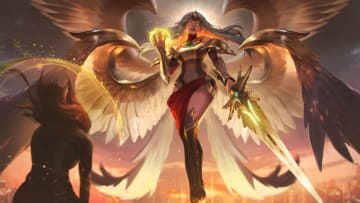 Transcended Kayle. League of Legends.
