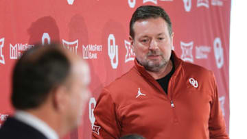 Bob Stoops has been a busy man since being introduced as OU's interim football coach during a news conference on Nov. 29 in Norman.cover main