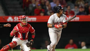 ANAHEIM, CA - APRIL 18: Rafael Devers