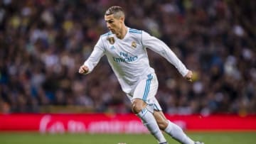 MADRID, SPAIN - NOVEMBER 05: Cristiano Ronaldo of Real Madrid reacts during the La Liga 2017-18 match between Real Madrid and UD Las Palmas at Estadio Santiago Bernabeu on November 05 2017 in Madrid, Spain. (Photo by Power Sport Images/Getty Images)