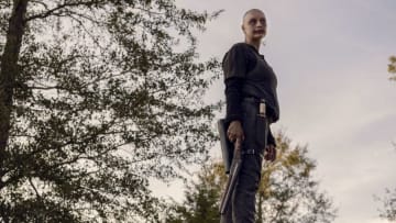 Samantha Morton as Alpha - The Walking Dead _ Season 9, Episode 15 - Photo Credit: Gene Page/AMC