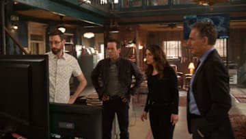 "Trust Me" - Tammy is convinced that a con man committed the hit and run murder of a Navy doctor, even though the evidence shows otherwise. Also, unbeknownst to Hannah, her husband, Ryan Porter (Hal Ozsan), approaches Pride with new intel on Apollyon, the underground spy network responsible for murdering his father, on NCIS: NEW ORLEANS, Tuesday, April 23 (10:00-11:00 PM, ET/PT) on the CBS Television Network. Pictured L-R: Rob Kerkovich as Forensic Scientist Sebastian Lund, Lucas Black as Special Agent Christopher LaSalle, Vanessa Ferlito as FBI Special Agent Tammy Gregorio, and Scott Bakula as Special Agent Dwayne Pride Photo: Sam Lothridge/CBS ÃÂ©2019 CBS Broadcasting, Inc. All Rights Reserved