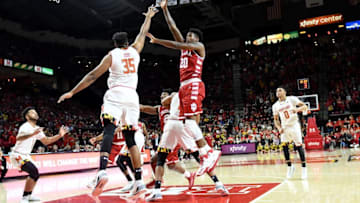 Jan 10, 2017; College Park, MD, USA; Indiana Hoosiers forward De