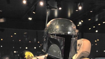 A sculpture of Boba Fett (Photo by Manfred Schmid/Getty Images)