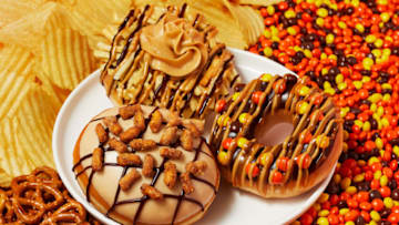 Krispy Kreme Reese’s Remix doughnuts, photo provided by Krispy Kreme