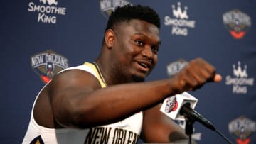 Zion Williamson #1 of the New Orleans Pelicans (Photo by Sean Gardner/Getty Images)