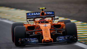 SAO PAULO, BRAZIL - NOVEMBER 10: Stoffel Vandoorne of Belgium driving the (2) McLaren F1 Team MCL33 Renault (Photo by Lars Baron/Getty Images)