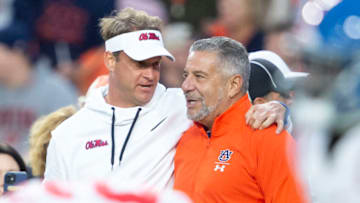 OutKick's Clay Travis suggested that Auburn football steal Lane Kiffin away from Ole Miss to be the new Tigers head coach (Photo by Michael Chang/Getty Images)