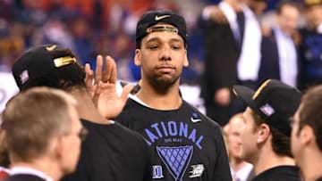 Duke basketball champion Jahlil Okafor (Photo by Lance King/Getty Images)