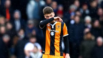 LONDON, ENGLAND - JANUARY 29: Josh Tymon of Hull City reacts during The Emirates FA Cup Fourth Round match between Fulham and Hull City at Craven Cottage on January 29, 2017 in London, England. (Photo by Dan Istitene/Getty Images)