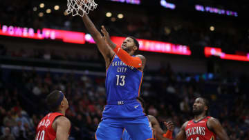 NBA Oklahoma City Thunder Paul George (Photo by Chris Graythen/Getty Images)