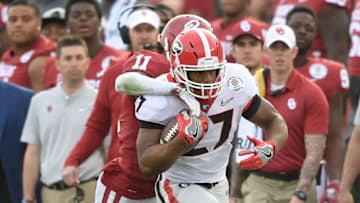 PASADENA, CA - JANUARY 01: Running back Nick Chubb