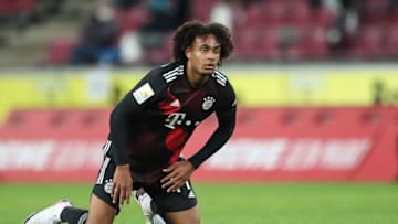 Bayern Munich striker Joshua Zirkzee closing on a move to Bologna. (Photo by Christian Kaspar-Bartke/Getty Images)