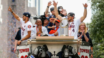 HOUSTON, TX - NOVEMBER 03: Carlos Correa