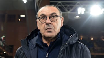 GENOA, ITALY - DECEMBER 18: Maurizio Sarri head coach of Juventus during the Serie A match between UC Sampdoria and Juventus at Stadio Luigi Ferraris on December 18, 2019 in Genoa, Italy. (Photo by Paolo Rattini/Getty Images)