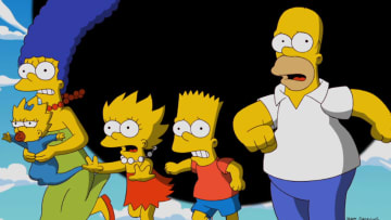 THE SIMPSONS: In the 23rd annual "Treehouse of Horror," the Springfield Subatomic Supercollider creates a black hole that terrorizes the city in the all-new "Treehouse of Horror XXIII" episode of THE SIMPSONS airing Sunday, Oct. 7 (8:00-8:30 PM ET/PT) on FOX. THE SIMPSONS ™ and © 2012 TCFFC ALL RIGHTS RESERVED.
