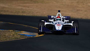SONOMA, CA - SEPTEMBER 15: Pietro Fittipalldi, driver of the #19 Dale Coyne Racing Honda, on track during pracrtice for the Verizon IndyCar Series Sonoma Grand Prix at Sonoma Raceway on September 15, 2018 in Sonoma, California. (Photo by Jonathan Moore/Getty Images)
