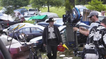 Rick Grimes (Andrew Lincoln) - The Walking Dead, Season 1 - Photo Credit: Scott Garfield/AMC